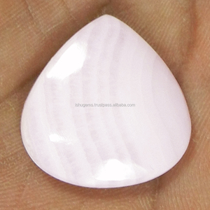 ธรรมชาติสีชมพู Aragonite หัวใจ Cabochon 24มิลลิเมตรพลอยหลวมสำหรับเครื่องประดับ IG0695 - Product Image 1