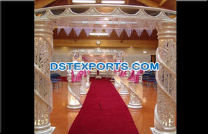 งานแต่งงานGoldenแกะสลักยินดีต้อนรับประตูแต่งงานอินเดียเส้นใยแกะสลักยินดีต้อนรับประตูงานแต่งงานตกแต่งGolden Entrance Gate - Product Image 4