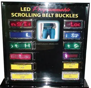 Scrolling LED Belt Buckle