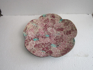 Vietnam lacquer dish in flower shape for Decoration - Product Image 3