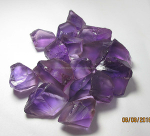 พลอยอเมทิสต์แบบหลวมหยาบสีม่วงทุกรูปทรงและขนาดตัดตามคำสั่งซื้อตามสั่ง - Product Image 2