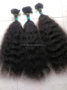 Unprocessed Indian bulk curly hair extensions for FACTORY prices - Product Image 1