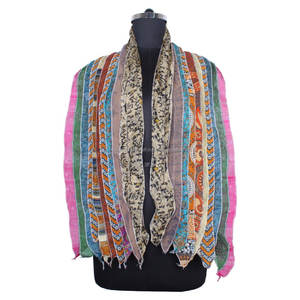 Écharpe rétro en soie pour femmes, 10x70, accessoire féminin, différents coloris, SC034 - Product Image 1