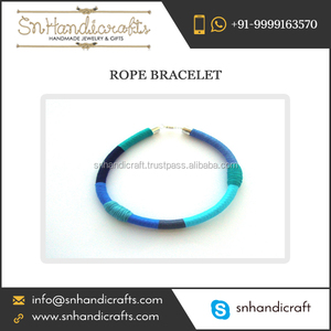 Diseño cautivador de pulsera de cuerda vendida por un distribuidor de calidad a un precio mínimo, hecha a mano con magia. - Product Image 1