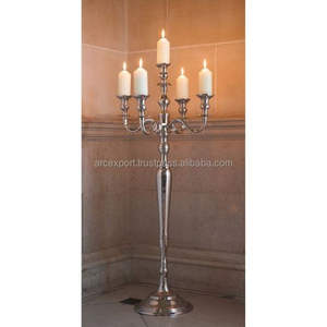 เชิงเทียนทรงสูงสำหรับตกแต่งเชิงเทียนสไตล์โบราณ - Product Image 1