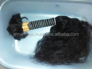 100% cheveux naturels en vrac non transformés. Un donateur vente chaude cheveux humains remy d'Inde. meilleure vente cheveux humains remy - Product Image 4