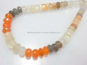 ลูกปัดมูนสโตนธรรมชาติคุณภาพเกรด AAA ทรงเหลี่ยม แบรนด์ Alifinternational รุ่น Alif_1255 ราคาโรงงาน - Product Image 2