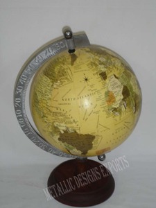 Văn phòng thiết kế hiện đại Thế Giới toàn cầu thủ công mỹ nghệ Nhôm kim loại bản đồ thế giới - Product Image 3