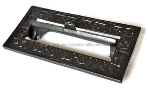 OMG Industries Plaque d'immatriculation avec lettres antiques Plaque de porte Plaque de numéro de maison Plaque en bois Nom Adresse Signe pour numéros de maison - Product Image 6