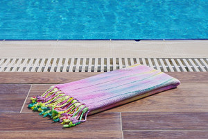 Serviette turque Pestemal Tie-dye, Fouta Tie-dye, serviette turque anti-sable Tie-dye - Product Image 6