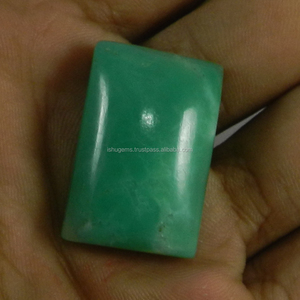 Jaspe Chrysoprase naturel 20x30mm pierre précieuse de cabine rectangulaire - Product Image 2