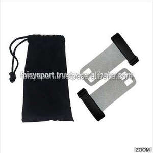 Pullup Hand Grips Gimnasia Cuero Mano Muñequera Protección Ideal para levantamiento de pesas WODs Levantamiento y gimnasia - Product Image 3