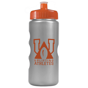 Botella deportiva Tritan Metalike de 22 oz fabricada en EE. UU. con tapa de empuje y tracción, colores metálicos, sin BPA/BPS y viene con su logotipo - Product Image 6