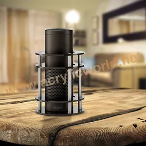 Customized Acrylic Black Speaker Stand For The Amazon Echo NEW