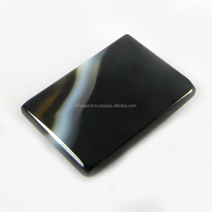13*19มิลลิเมตรธรรมชาติสีดำSard Onyx 3.13 Gms Baguette Cabochonอัญมณีสำหรับเครื่องประดับIG0439 - Product Image 2