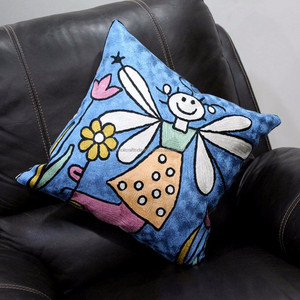 Funda de cojín con bordado personalizado de Hada Verde, funda de almohada de lujo - Product Image 5