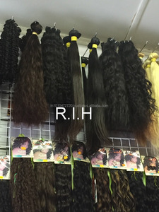 Extensiones de cabello Remy virgen indio crudo 100%, cabello de trama sin procesar en estilo ondulado, longitudes estiradas 8 "28" 30" - Product Image 4