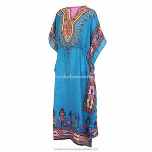 Polyester <b>Kaftan</b> <b>Plus</b> <b>Size</b> Long Maxi Resort Wear Evening Dress - Product Image 1