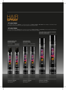 Spray y Mousse para Peinar Erreelle Italia Glamour, Acabado con Volumen Extra, Fijación Fuerte, Complejo Vitamínico, Cuidado del Cabello, Filtro UV - Product Image 4