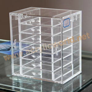 Soporte de exhibición de botellas de maquillaje cosmético acrílico/caja de exhibición de botellas de perfume - Product Image 2