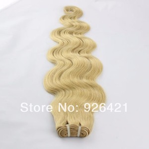 TRAMES DE MACHINE À CHEVEUX BLONDES BODY WAVE AVEC EXTENSIONS DE BONNE QUALITÉ 5A 6A - Product Image 2