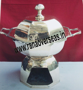 Vente en gros de chauffe-plats en laiton de la meilleure qualité et chauffe-plats pour buffet chauffe-plats plats ronds pour hôtel de restauration - Product Image 2