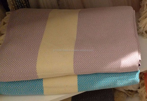 Manta de tiro de toalla turca de espiga, para playa, picnic o hogar 100% algodón, Pestemal, Hammam, color negro. - Product Image 2