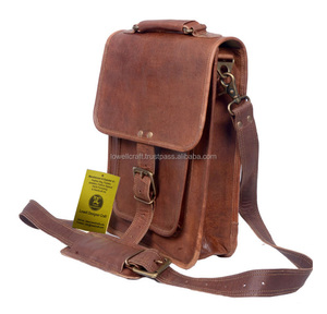 LOWELLCRAFT Geometric Pattern Genuine Leather Satchel <b>Bag</b> Zipper Closure Vintage Style Women's Daily Use Durable <b>Shoulder</b> <b>Strap</b> - Product Image 2