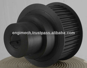 Engimech thép hợp kim thời gian Vành Đai ròng rọc tùy chỉnh snatch khối Oxit Đen xử lý bề mặt cho phòng tập thể dục Máy móc xây dựng - Product Image 3