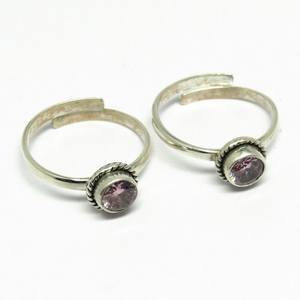 Anillo de plata de primera ley con forma redonda para mujer, sortija, plata esterlina 925, Circonia cúbica, zirconia, circonita, zirconita, zirconita, color rosa - Product Image 1