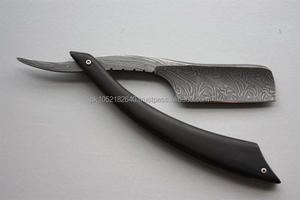 Nouveaux rasoirs à lames droites en acier Damas de haute qualité, fabriqués sur mesure, avec logo gravé au laser gratuit - Product Image 3