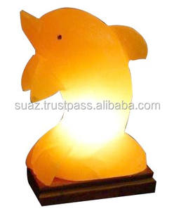 Del Himalaya delfín lámpara de sal USB forma de pescado del Himalaya sal de roca lujo - Product Image 4