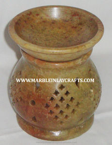 <b>Aroma</b> Oil Burner, Soapstone Handmade Beautiful <b>Lamp</b> - Product Image 1