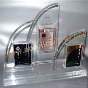 Présentoir à cigarettes de bureau présentoir à cigarettes en acrylique/étagère à cigarettes - Product Image 3