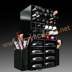 Organizador de maquillaje acrílico transparente, 6 cajones, Mostrador de exhibición de cosméticos - Product Image 4