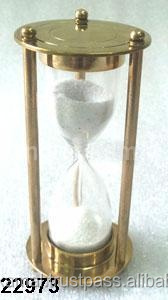 Decorative Metal Stylish Home Decor Metal Brass Mini <b>Sand</b> <b>Timer</b> - Product Image 2