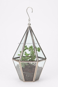 Terrarium géométrique suspendu, décoration de Terrarium en verre de qualité supérieure, maison en verre suspendu - Product Image 3