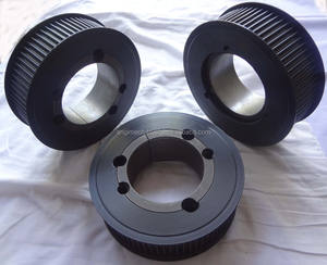 Polea de bloqueo cónico de 8M de alta calidad, aleación de acero mecanizada de precisión duradera, sincronización OEM personalizada, transmisión de energía Industrial - Product Image 4