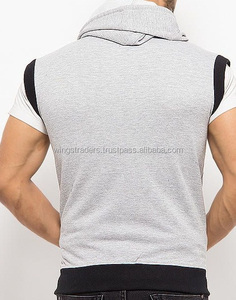 Sweat à capuche pour homme, vêtement de Fitness, à coupe ajustée, en coton, logo personnalisé, pour la course et l'athlétisme - Product Image 2