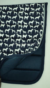 Almohadilla de sillín de doma de estilo occidental de algodón ligero de diseño personalizado, accesorio de equitación de jinete de polialgodón con estampado inglés - Product Image 4