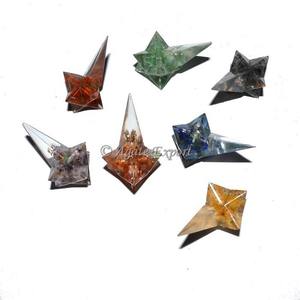 Ensemble de pyramides en agate naturelle pour la guérison, les chakras et la décoration intérieure, en pierres précieuses sculptées - Product Image 4