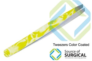 Pinzas para cejas Fábrica al por mayor Pinzas para cejas clásicas 4 estilos Pinzas negras de acero inoxidable puntiagudas inclinadas - Product Image 2