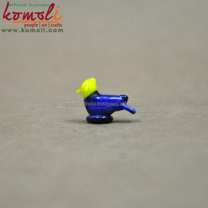 Lampe en verre de travail micro mini miniature animal personnalisé figurine oiseau sculpture décorations de noël provenant de l'inde - Product Image 2