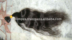 Proveedor de cabello crudo Paquetes de cabello crudo sin procesar Cutícula alineada Cabello humano natural Paquetes rectos rizados de la India - Product Image 2