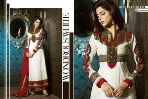 Trajes Anarkali de Diseño Kanya Libas, Estilo Pakistaní, para Mujer, Elegantes para Fiestas, Material de Algodón y Lino, Servicio OEM - Product Image 3
