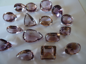 อเมทรินธรรมชาติ พลอยหลวม รูปทรงผสม ขัดเงา สีชมพูทองแดงใส ต้นกำเนิดจากบราซิล รับรองโดยบุคคลที่สาม เครื่องประดับ - Product Image 2