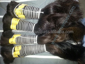 Bon stock de cheveux indiens vierges remy en vrac d'Inde. Vente en gros de cheveux remy indiens vierges bruts 100% non transformés, - Product Image 4