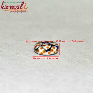 Cuentas de cristal hechas a mano de color con forma personalizada - Product Image 4
