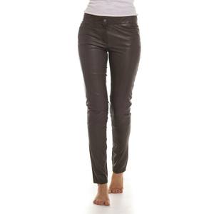 Pantalones Casuales de Invierno para Mujer, Ajustados, con Costuras, de Cuero Genuino, Estilo Urbano, Cómodos, Impermeables, Transpirables, para Uso Diario - Product Image 6