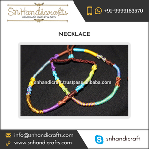 Collar de Cuerdas Colorido y Moderno con Opción de Personalización, Creaciones Hechas a Mano - Product Image 1